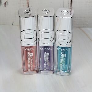 L'oreal Plump Ambition pH Hyaluron Lip Oil Bundle NEW!